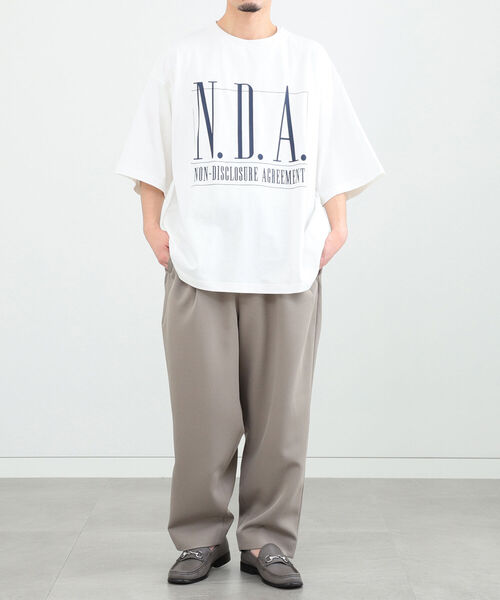 BeAMS DOT（ビームスドット）の「【WEB限定】BeAMS DOT / N.D.A.プリントTシャツ（Tシャツ/カットソー・メンズ・ホワイト/グリーン系その他・MEDIUM/LARGE）」の20枚目の写真