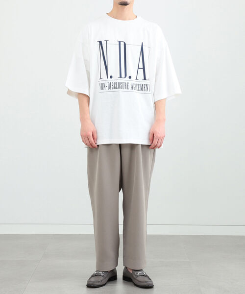 BeAMS DOT（ビームスドット）の「【WEB限定】BeAMS DOT / N.D.A.プリントTシャツ（Tシャツ/カットソー・メンズ・ホワイト/グリーン系その他・MEDIUM/LARGE）」の19枚目の写真