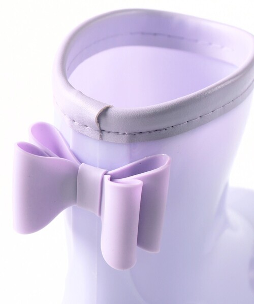 BRANSHES（ブランシェス）の「リボン付きレインブーツ（レインシューズ・キッズ・ネイビー/ピンク/ラベンダー・14.0cm/19.0cm/18.0cm/15.0cm/16.0cm/17.0cm）」の11枚目の写真