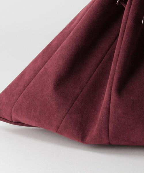 muller of yoshiokubo（ミュラーオブヨシオクボ）の「＜muller of yoshiokubo＞SADDLE フェイクスエード バッグ Ψ（ショルダーバッグ・レディース・ワインレッド・FREE）」の8枚目の写真