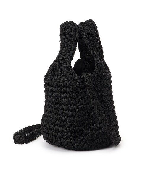 OPAQUE.CLIP（オペークドットクリップ）の「◆カラフルヤーンミニバッグ（ショルダーバッグ・レディース・ライトブルー/ブラック/ピンク系・00）」の11枚目の写真