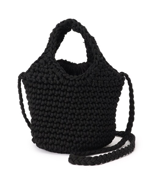 OPAQUE.CLIP（オペークドットクリップ）の「◆カラフルヤーンミニバッグ（ショルダーバッグ・レディース・ライトブルー/ブラック/ピンク系・00）」の15枚目の写真