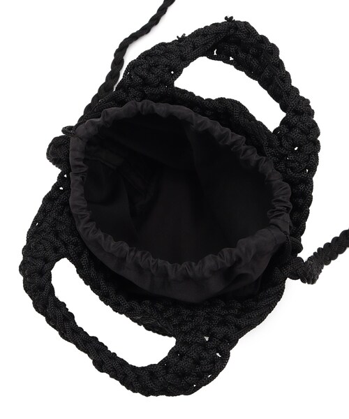 OPAQUE.CLIP（オペークドットクリップ）の「◆カラフルヤーンミニバッグ（ショルダーバッグ・レディース・ライトブルー/ブラック/ピンク系・00）」の10枚目の写真