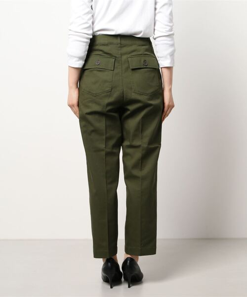 Lugnoncure（ルノンキュール）の「ツイルストレートパンツ（その他パンツ・レディース・ネイビー/ベージュ/カーキ・MEDIUM/LARGE）」の4枚目の写真