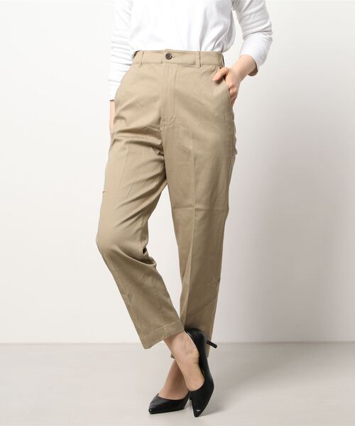 Lugnoncure（ルノンキュール）の「ツイルストレートパンツ（その他パンツ・レディース・ネイビー/ベージュ/カーキ・MEDIUM/LARGE）」の6枚目の写真