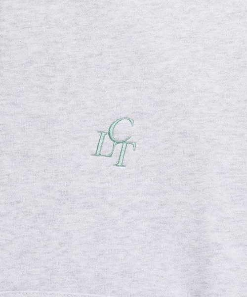 CLOTTY（クロッティ）の「CLOTTY／HALF ZIP UP プルオーバー 2276409（スウェット・レディース・ライトグレー/イエロー・FREE）」の7枚目の写真