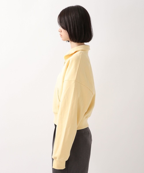 CLOTTY（クロッティ）の「CLOTTY／HALF ZIP UP プルオーバー 2276409（スウェット・レディース・ライトグレー/イエロー・FREE）」の20枚目の写真