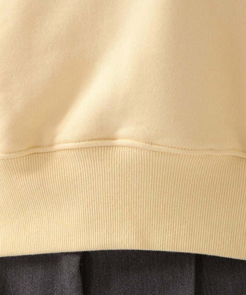 CLOTTY（クロッティ）の「CLOTTY／HALF ZIP UP プルオーバー 2276409（スウェット・レディース・ライトグレー/イエロー・FREE）」の14枚目の写真