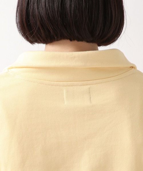 CLOTTY（クロッティ）の「CLOTTY／HALF ZIP UP プルオーバー 2276409（スウェット・レディース・ライトグレー/イエロー・FREE）」の13枚目の写真