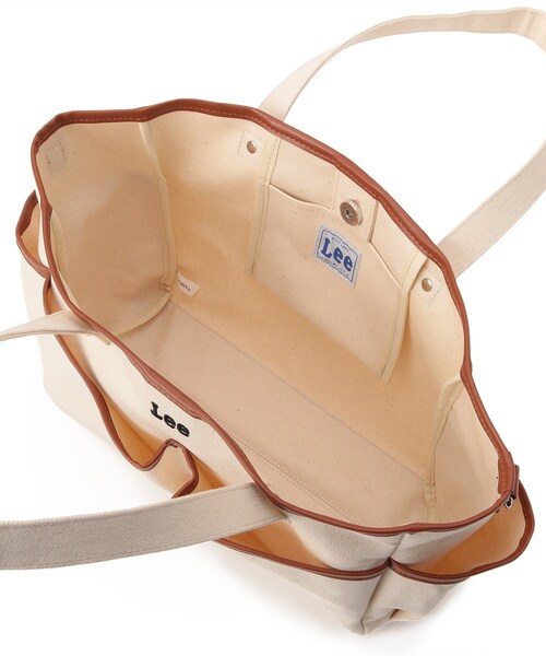 DRESKIP(ドレスキップ)の「◆【Lee別注】スクエア帆布ト-ト(トートバッグ・レディース・アイボリー/カーキ/グレー・00)」の8枚目の写真