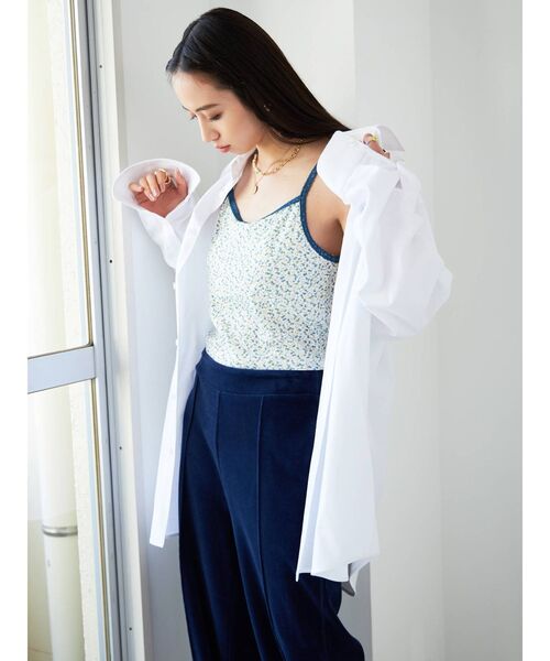 CALNAMUR（カルナムール）の「パット付きキャミソール（キャミソール・レディース・イエロー/ブルー・FREE）」の7枚目の写真