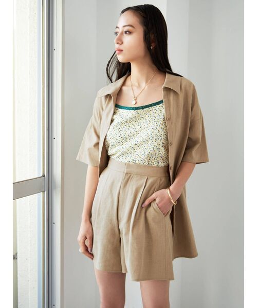 CALNAMUR（カルナムール）の「パット付きキャミソール（キャミソール・レディース・イエロー/ブルー・FREE）」の12枚目の写真