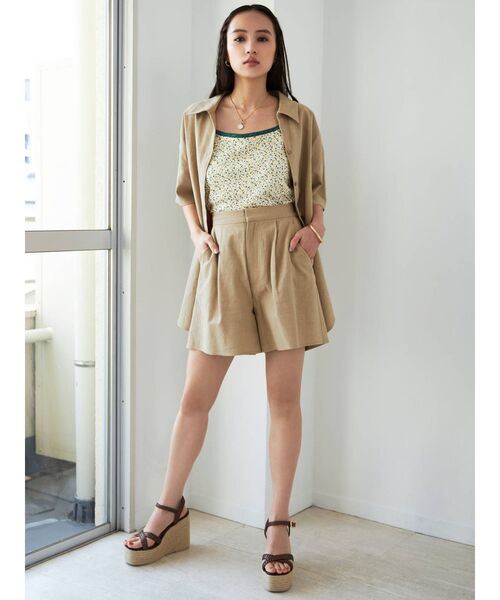 CALNAMUR（カルナムール）の「パット付きキャミソール（キャミソール・レディース・イエロー/ブルー・FREE）」の13枚目の写真