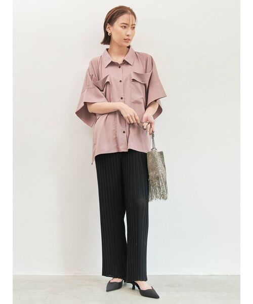 COTORICA（コトリカ）の「【THE DAYZ TOKYO】シアーとろみシャツ（シャツ/ブラウス・レディース・ブラック/オフホワイト/ピンク・SMALL/MEDIUM）」の21枚目の写真