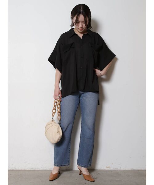 COTORICA（コトリカ）の「【THE DAYZ TOKYO】シアーとろみシャツ（シャツ/ブラウス・レディース・ブラック/オフホワイト/ピンク・SMALL/MEDIUM）」の17枚目の写真