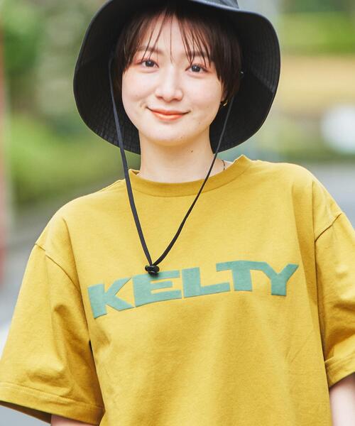 KELTY(ケルティ)の「KELTY(ケルティ)別注ロゴワンピース#(WEB限定カラー)(ワンピース・レディース・ホワイト/ブラック/ネイビー/マスタード/ケリー/ダークグレー・M/L)」の12枚目の写真