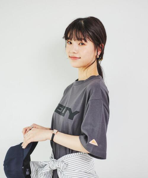 KELTY(ケルティ)の「KELTY(ケルティ)別注ロゴワンピース#(WEB限定カラー)(ワンピース・レディース・ホワイト/ブラック/ネイビー/マスタード/ケリー/ダークグレー・M/L)」の9枚目の写真