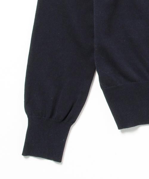 Demi-Luxe BEAMS（デミルクス ビームス）の「Demi-Luxe BEAMS / 16G クルーネック カーディガン（カーディガン/ボレロ・レディース・ホワイト/サックスブルー/ネイビー・ONE SIZE）」の12枚目の写真