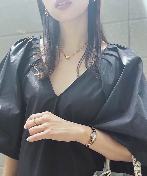 BROTHERHOOD(ブラザーフッド)の「【BROTHERHOOD】キューブ ネックレス(ネックレス・メンズ・ゴールド/シルバー・MEDIUM/SMALL/LARGE)」の2枚目の写真