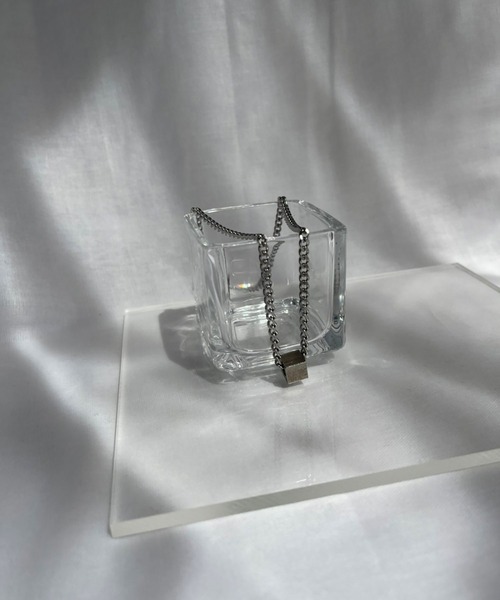 BROTHERHOOD(ブラザーフッド)の「【BROTHERHOOD】キューブ ネックレス(ネックレス・メンズ・ゴールド/シルバー・MEDIUM/SMALL/LARGE)」の7枚目の写真