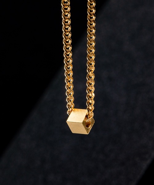 BROTHERHOOD(ブラザーフッド)の「【BROTHERHOOD】キューブ ネックレス(ネックレス・メンズ・ゴールド/シルバー・MEDIUM/SMALL/LARGE)」の14枚目の写真