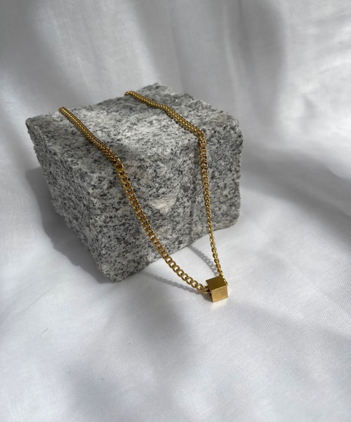 BROTHERHOOD(ブラザーフッド)の「【BROTHERHOOD】キューブ ネックレス(ネックレス・メンズ・ゴールド/シルバー・MEDIUM/SMALL/LARGE)」の12枚目の写真