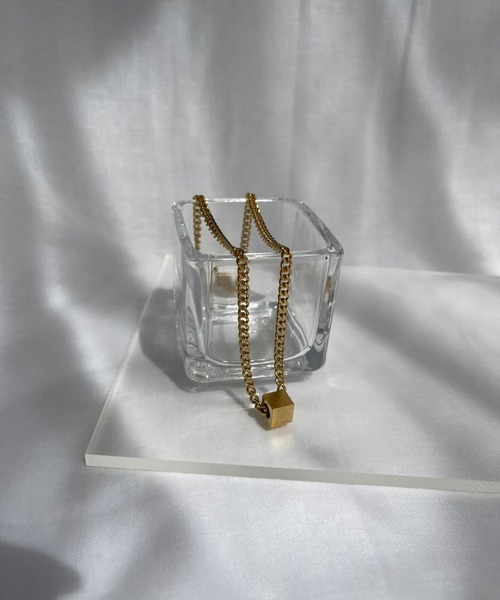 BROTHERHOOD(ブラザーフッド)の「【BROTHERHOOD】キューブ ネックレス(ネックレス・メンズ・ゴールド/シルバー・MEDIUM/SMALL/LARGE)」の18枚目の写真