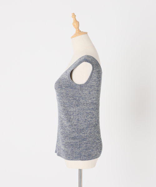 B.C STOCK（ベーセーストック）の「メランジニットタンクトップ（タンクトップ・レディース・カーキ/イエロー/ブルー系その他・FREE）」の19枚目の写真