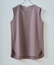 macocca（マコッカ）の「RESERU リセル ノースリーブチュニック ルームウェア マグワート（ヨモギ）加工（Tシャツ/カットソー）」