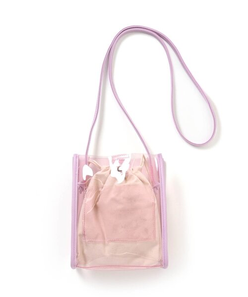 algy（アルジー）の「クリアショルダーBAG（ショルダーバッグ・キッズ・レインボー/ラベンダー・FREE）」の3枚目の写真