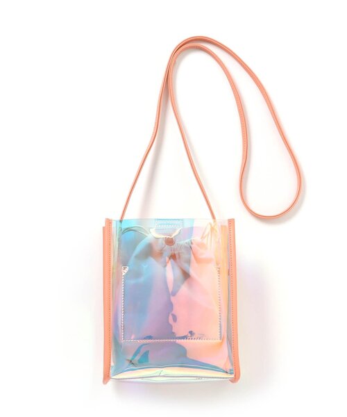 algy（アルジー）の「クリアショルダーBAG（ショルダーバッグ・キッズ・レインボー/ラベンダー・FREE）」の4枚目の写真