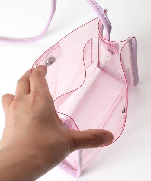 algy（アルジー）の「クリアショルダーBAG（ショルダーバッグ・キッズ・レインボー/ラベンダー・FREE）」の10枚目の写真
