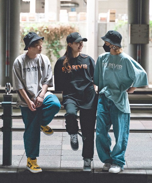 TopIsm(トップイズム)の「RIO.REVIB アイコン半袖Tシャツ(Tシャツ/カットソー・メンズ・ホワイト/グレイッシュブルー/ブラック/グレイッシュベージュ/グリーン/オレンジ・L/XL/M)」の14枚目の写真