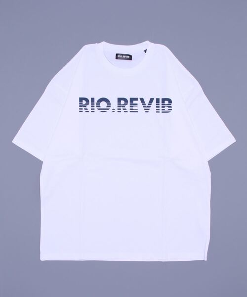 TopIsm(トップイズム)の「RIO.REVIB アイコン半袖Tシャツ(Tシャツ/カットソー・メンズ・ホワイト/グレイッシュブルー/ブラック/グレイッシュベージュ/グリーン/オレンジ・L/XL/M)」の16枚目の写真