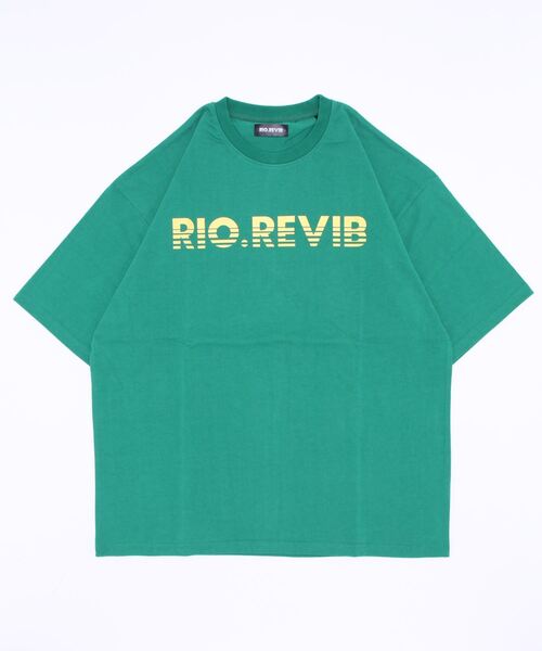TopIsm(トップイズム)の「RIO.REVIB アイコン半袖Tシャツ(Tシャツ/カットソー・メンズ・ホワイト/グレイッシュブルー/ブラック/グレイッシュベージュ/グリーン/オレンジ・L/XL/M)」の19枚目の写真