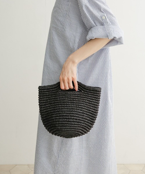 URBAN RESEARCH DOORS（アーバンリサーチドアーズ）の「Magda Made　Mini Soledad Bag（かごバッグ・レディース・ベージュ/バーガンディー/ブラック・-）」の14枚目の写真