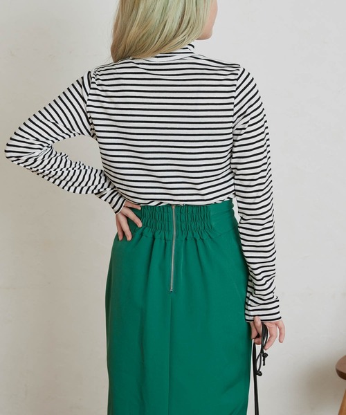 WEGO（ウィゴー）の「WEGO/タートルロンT（Tシャツ/カットソー・レディース・ホワイト/ライトグレー/ブラック/ブラック系その他5・FREE）」の14枚目の写真