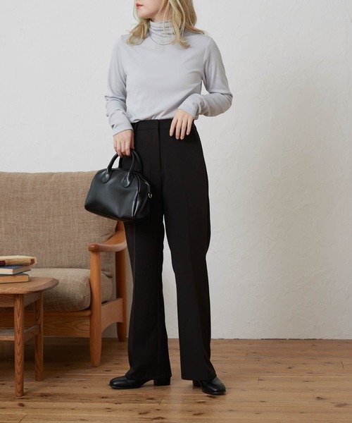 WEGO（ウィゴー）の「WEGO/タートルロンT（Tシャツ/カットソー・レディース・ホワイト/ライトグレー/ブラック/ブラック系その他5・FREE）」の15枚目の写真