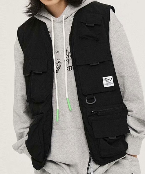 EPICKS(エピックス)の「タクティカルフィッシングベスト(ベスト・レディース・グリーン/ブラック・L/M)」の4枚目の写真