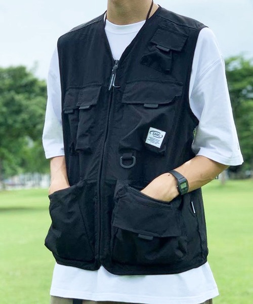 EPICKS(エピックス)の「タクティカルフィッシングベスト(ベスト・レディース・グリーン/ブラック・L/M)」の6枚目の写真