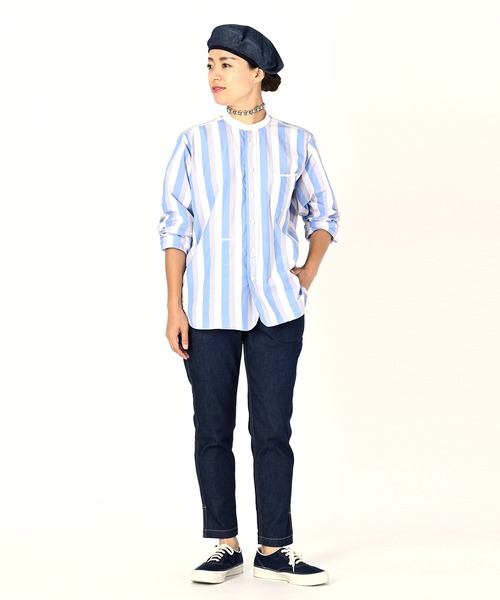 45R（フォーティファイブアール）の「麦デニムストレッチの桃比女（インディゴ ）（デニムパンツ・レディース・インディゴブルー・30inch/28inch/29inch/27inch）」の5枚目の写真