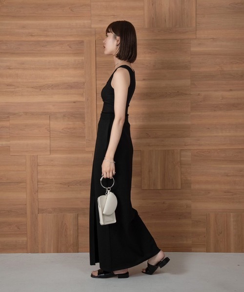 Amiur(エミレ)の「front slit long tight skirt(スカート・レディース・ブラック/グリーン/グレー系その他・FREE)」の20枚目の写真