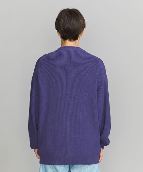 BEAUTY&YOUTH UNITED ARROWS（ビューティーアンドユースユナイテッドアローズ）の「バルキー アゼ オーバーサイズ Vカーディガン（カーディガン/ボレロ・メンズ・ブラック/グレー/パープル・L/XL/M/S）」の18枚目の写真