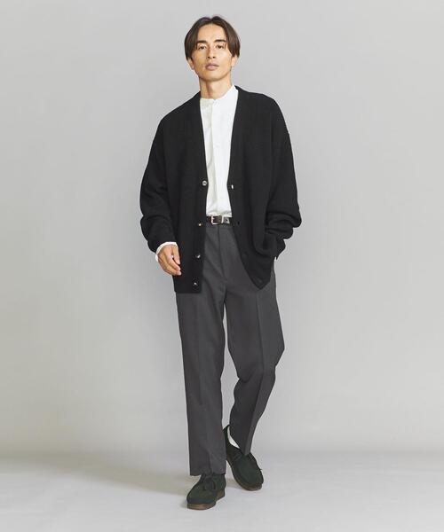 BEAUTY&YOUTH UNITED ARROWS（ビューティーアンドユースユナイテッドアローズ）の「バルキー アゼ オーバーサイズ Vカーディガン（カーディガン/ボレロ・メンズ・ブラック/グレー/パープル・L/XL/M/S）」の11枚目の写真
