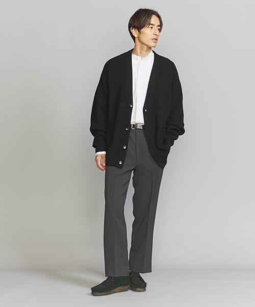 BEAUTY&YOUTH UNITED ARROWS（ビューティーアンドユースユナイテッドアローズ）の「バルキー アゼ オーバーサイズ Vカーディガン（カーディガン/ボレロ・メンズ・ブラック/グレー/パープル・L/XL/M/S）」の9枚目の写真