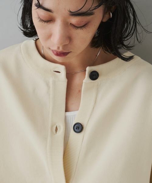 Auntie Rosa Holiday（アンティローザホリデー）の「2WAYボリュームスリーブカーデ（カーディガン/ボレロ・レディース・ブラウン/アイボリー/ブラック・FREE）」の9枚目の写真