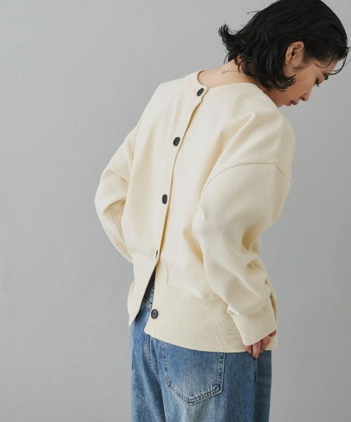 Auntie Rosa Holiday（アンティローザホリデー）の「2WAYボリュームスリーブカーデ（カーディガン/ボレロ・レディース・ブラウン/アイボリー/ブラック・FREE）」の15枚目の写真