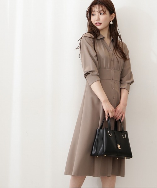 セール ハイウエストシャツワンピース ワンピース Proportion Body Dressing プロポーションボディドレッシング のファッション通販 Zozotown