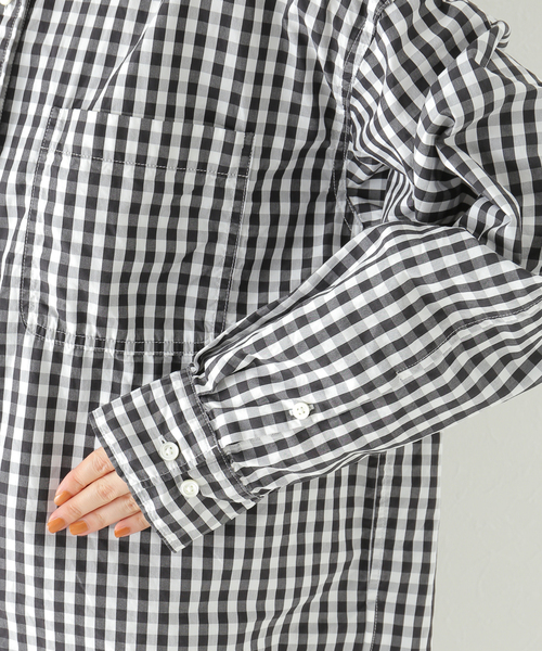 plage（プラージュ）の「Boys box シャツ（シャツ/ブラウス・レディース・カーキ/ホワイト/ブラック×ブラック/スミクロ・FREE）」の21枚目の写真