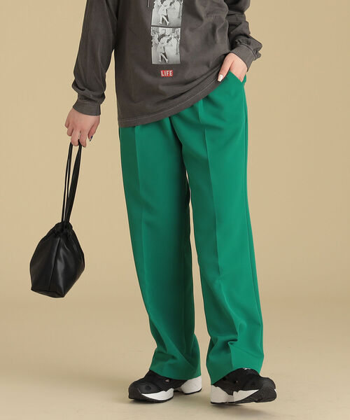 Ray BEAMS（レイビームス）の「Ray BEAMS / 1タック カラー パンツ（その他パンツ・レディース・ダークブラウン/レッド系その他/ケリー・1/0）」の13枚目の写真